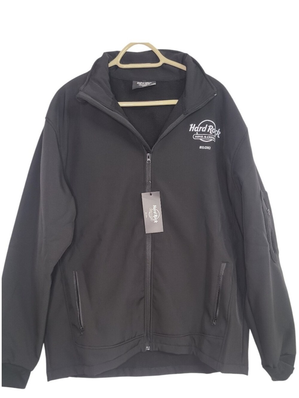 Hard Rock Hotel & Casino Biloxi Softshell Jacket Fleece Lined NWT 2XL